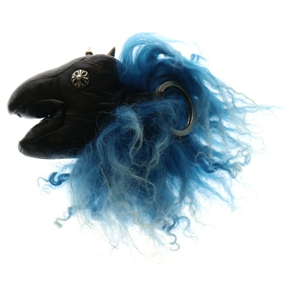CHROME HEARTS(クロムハーツ) DINO LTHR ディノヘッド ダイナソー キーホルダー ブラック【中古】【程度B】【カラーブラック】【取扱店舗BRING札幌店】
