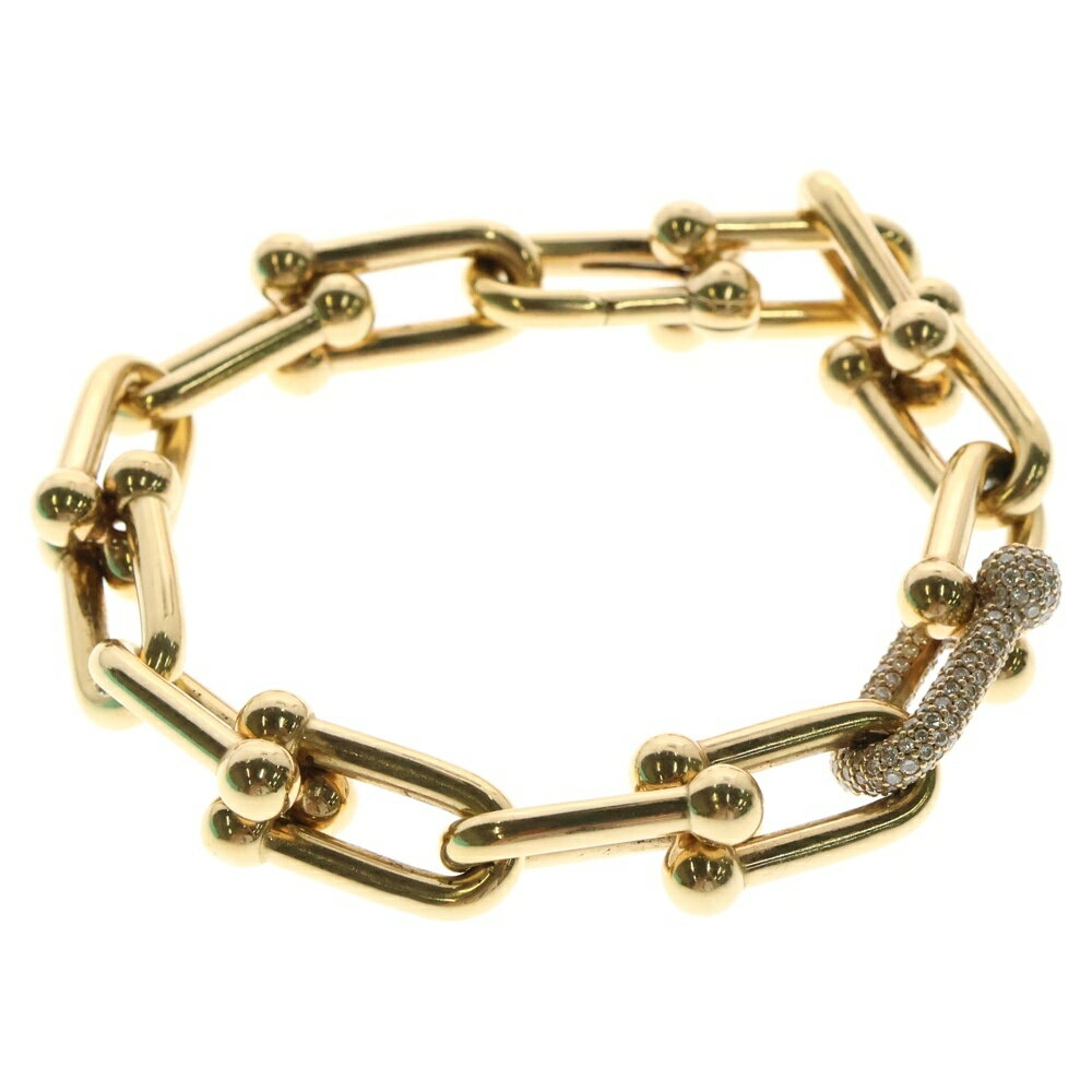TIFFANY&Co(ティファニー) HardWear ハードウェア ラージリンク ダイヤ チェーンブレスレット K18YG イエローゴールド【中古】【程度B】【カラーイエロー】【取扱店舗BRING梅田茶屋町店】