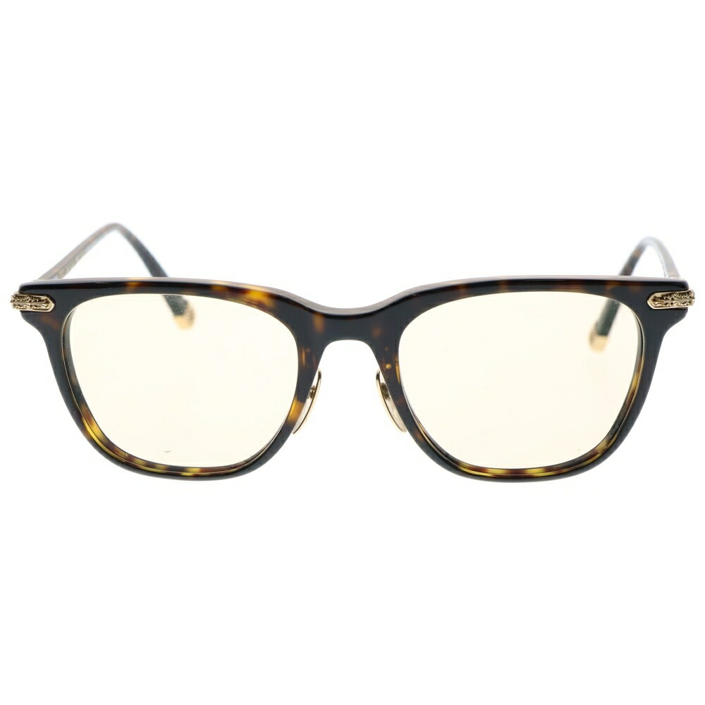 CHROME HEARTS(クロムハーツ) サイズ:52□20ー151 DARLIN' フローラルクロスモチーフウェリントン サングラス ブラウン/ゴールド【中古】【程度B】【カラーブラウン】【取扱店舗BRING梅田茶屋町店】