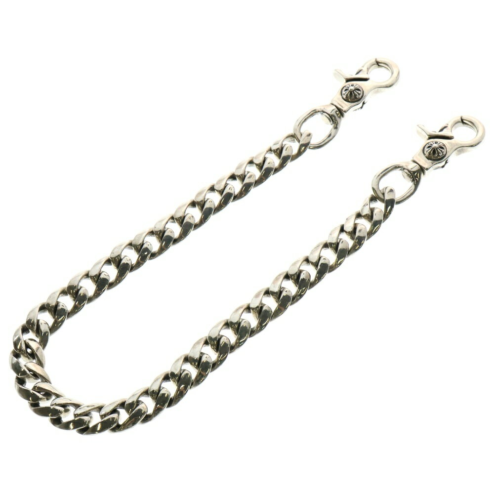CHROME HEARTS(クロムハーツ) CLASSIC LONG-T/2クリップロングクラシック ウォレットチェーン シルバー BCA066【中古】【程度B】【カラーシルバー】【取扱店舗WASTE_NOT名古屋店】