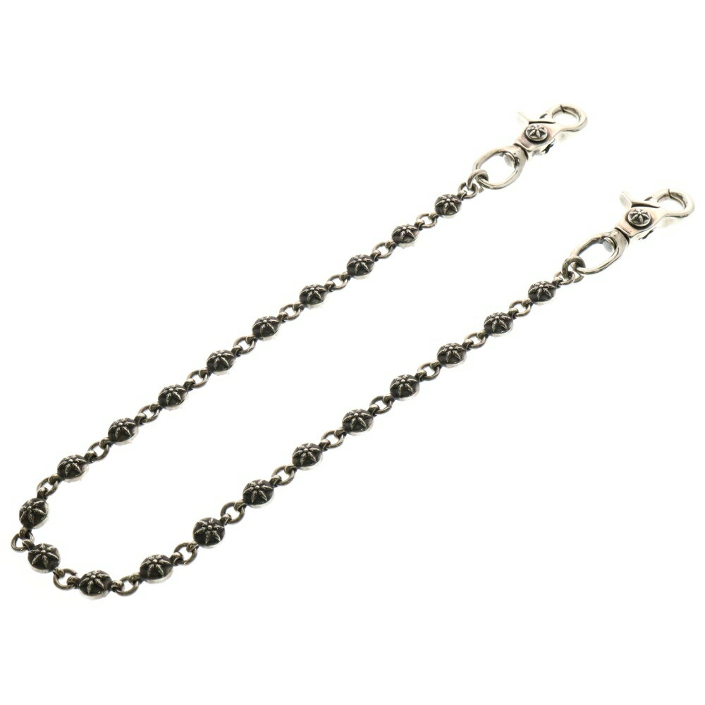 CHROME HEARTS(クロムハーツ) 2BALL LONG-T 2クリップロング #2スターボール ウォレットチェーン シルバー【中古】【程度B】【カラーシルバー】【取扱店舗渋谷】