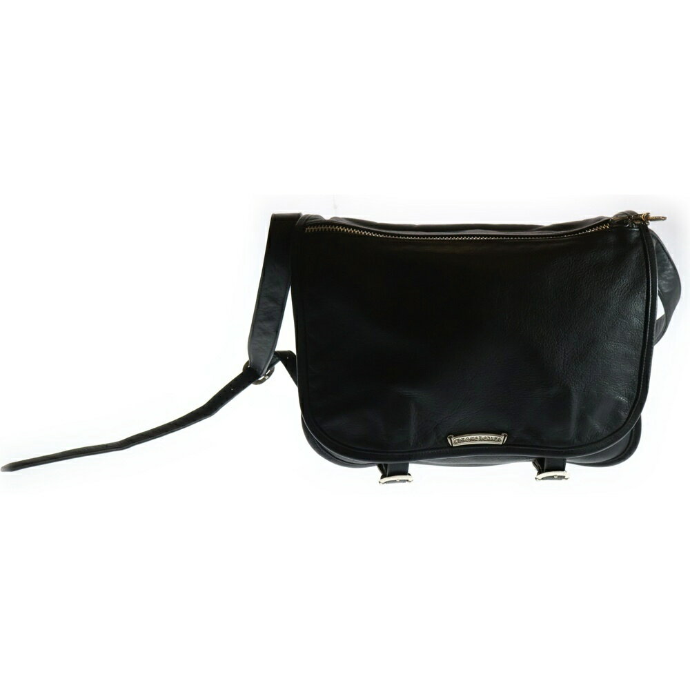 CHROME HEARTS(クロムハーツ) SOFT SHOULDER ソフト ショルダーバッグ メッセンジャーバッグ ブラック【中古】【程度B】【カラーブラック】【取扱店舗OneStyle名古屋パルコ店】