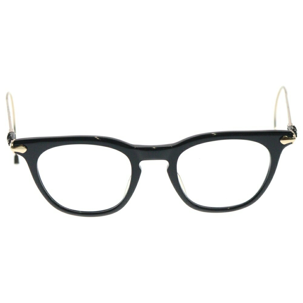 CHROME HEARTS(クロムハーツ) RIZZ1 ダガーテンプル ウェリントンサングラス ゴールドコーティング アイウェア 眼鏡 ブラック/ゴールド【中古】【程度B】【カラーブラック】【取扱店舗渋谷】