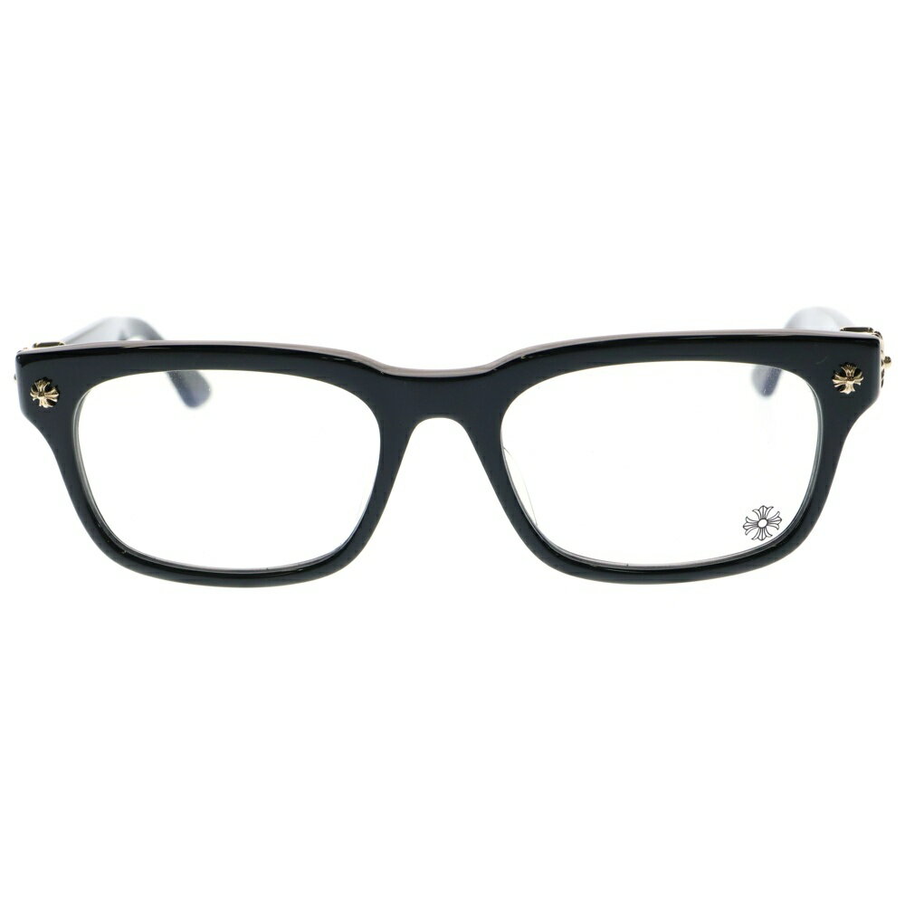 CHROME HEARTS(クロムハーツ) サイズ:54□19ー149 VAGILANTE ブラック CHプラス ウェリントン メガネ【中古】【程度A】【カラーブラック】【取扱店舗OneStyle新宿店】