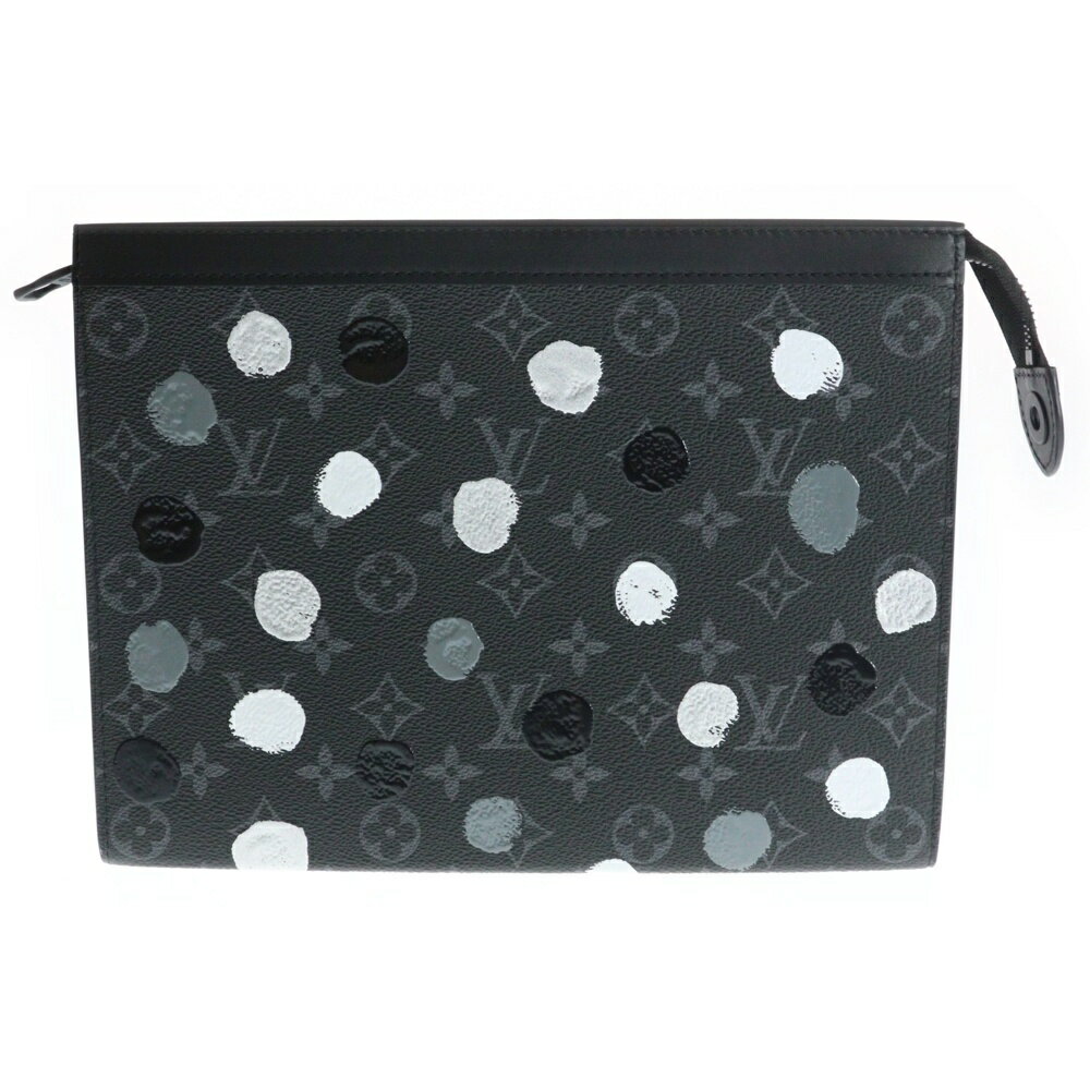 LOUIS VUITTON(ルイヴィトン) サイズ:- LV×YK ポシェット・ヴォワヤージュ ブラック PVC クラッチバッグ セカンドバッグ M81934【中古】【程度A】【カラーブラック】【取扱店舗BRING心斎橋店】