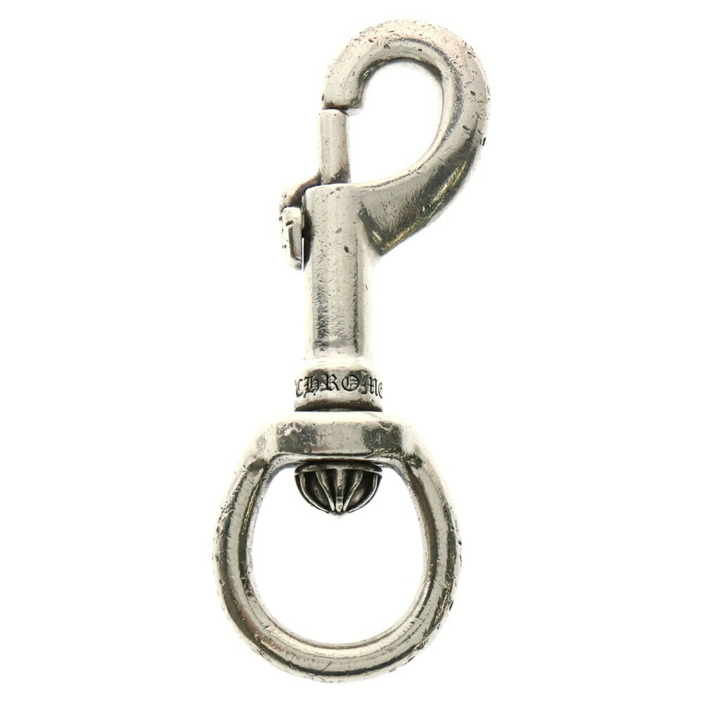 CHROME HEARTS(クロムハーツ) CLIP SWIVEL XL/クリップスイベル XL フレアニークロスモチーフウォレットチェーン キーリング【中古】【程度B】【カラーシルバー】【取扱店舗OneStyle原宿店】