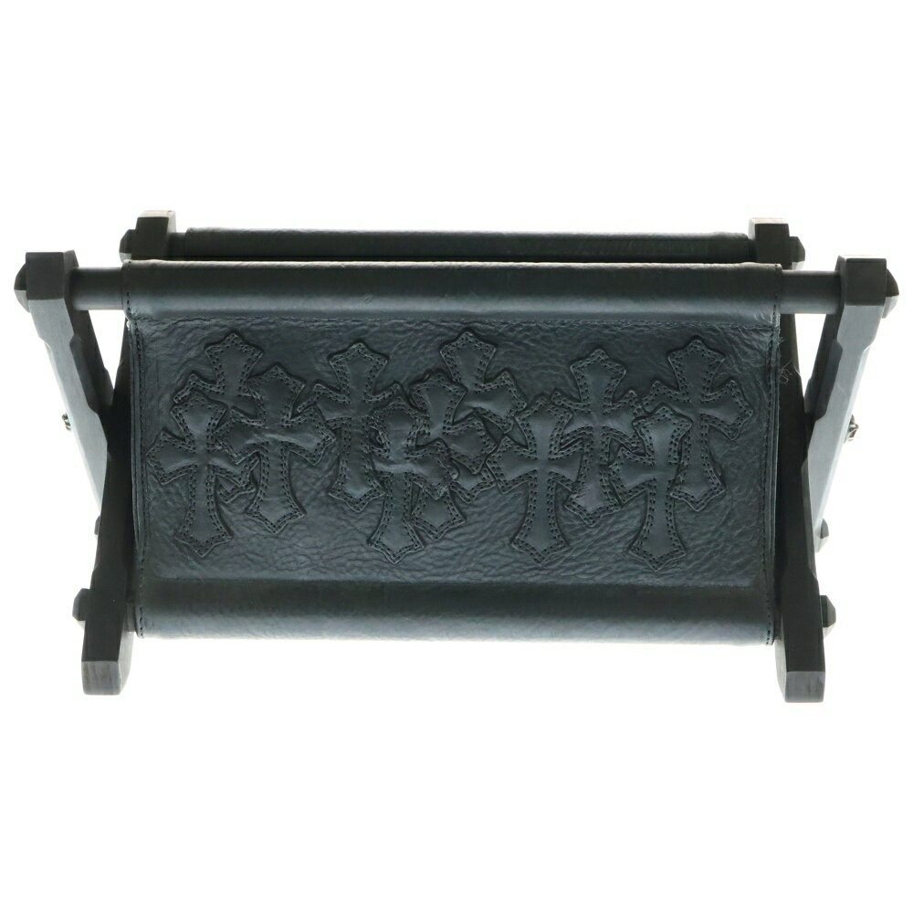 CHROME HEARTS(クロムハーツ) REMOTE CONTROLLER RACK リモコンラック セメタリーパッチエボニーレッグレザーリモコンラック ブラック【中古】【程度A】【カラーブラック】【取扱店舗OneStyle原宿店】