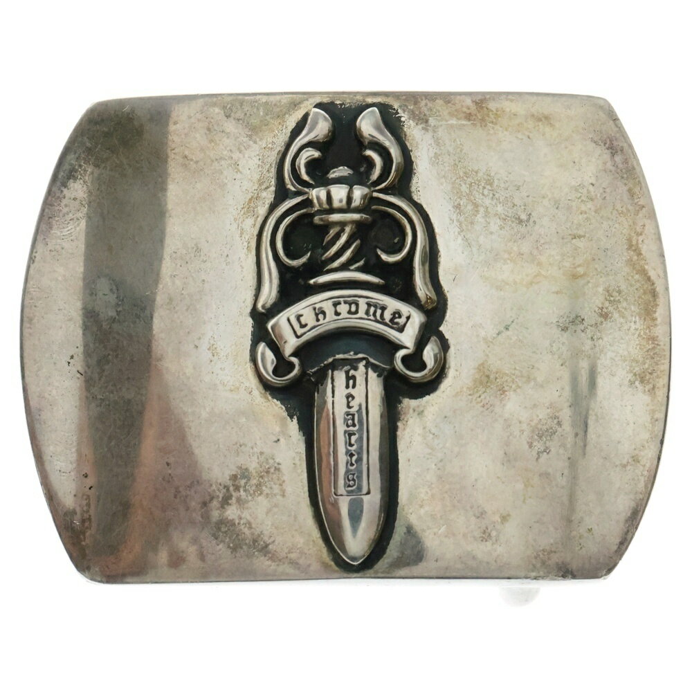 CHROME HEARTS(クロムハーツ) BUCKL MIL DGR ミリタリーレイズドダガーバックル シルバー【中古】【程度B】【カラーシルバー】【取扱店舗OneStyle原宿店】