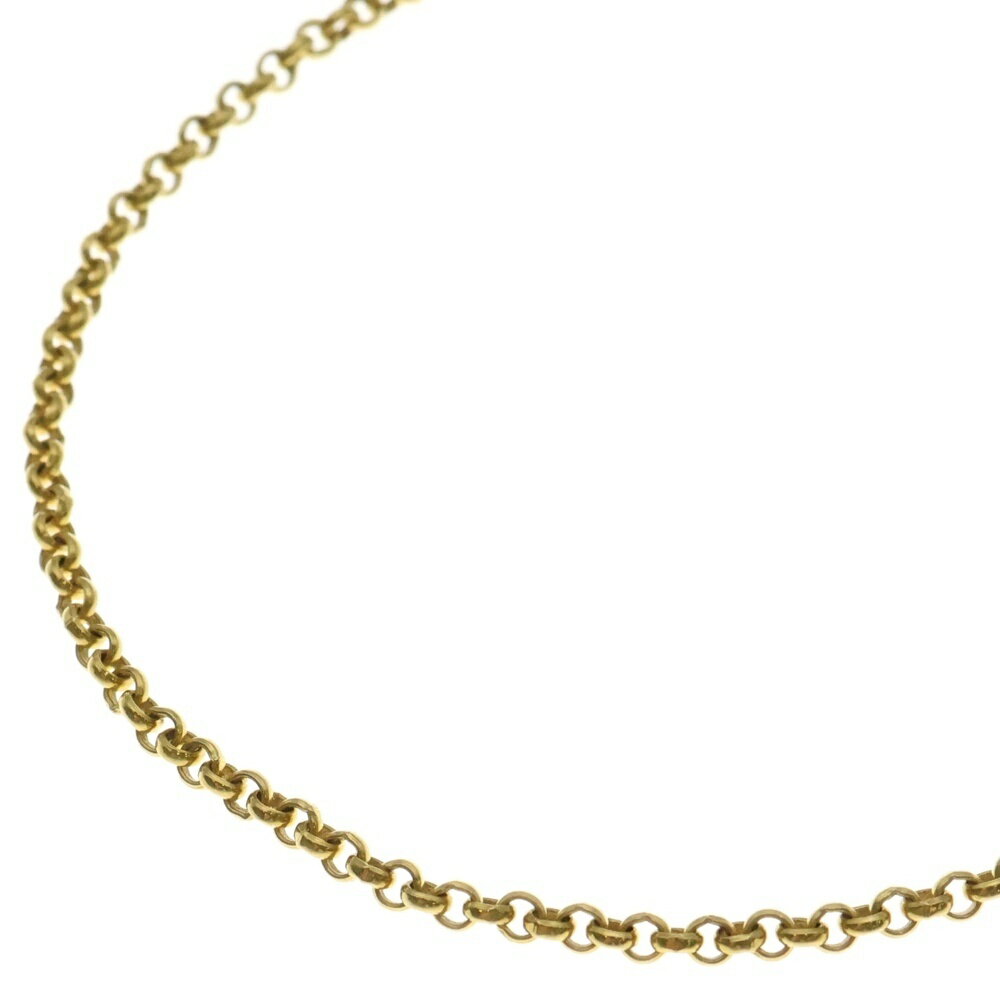 CHROME HEARTS(クロムハーツ) サイズ:16.0inch 22K OLD NECKCHAIN R16 ロールチェーンネックレス 16inch ゴールド【中古】【程度B】【カラーゴールド】【取扱店舗原宿】