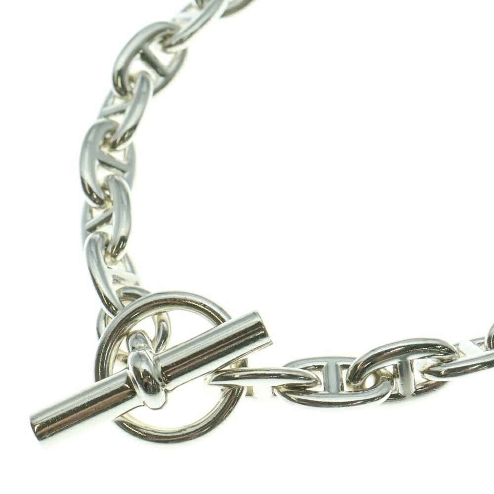 HERMES(エルメス) サイズ:43LINK Chaine d'Ancre PM シェーヌダンクルPM 43コマ チョーカー チェーンネックレス シルバー【中古】【程度B】【カラーシルバー】【取扱店舗BRING渋谷ANNEX店】