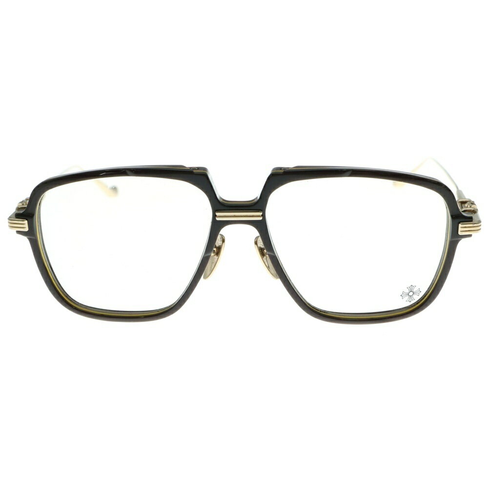 CHROME HEARTS(クロムハーツ) INIT サングラス 眼鏡 メガネ アイウエア ゴールド【中古】【程度B】【カラーゴールド】【取扱店舗OneStyle新宿店】