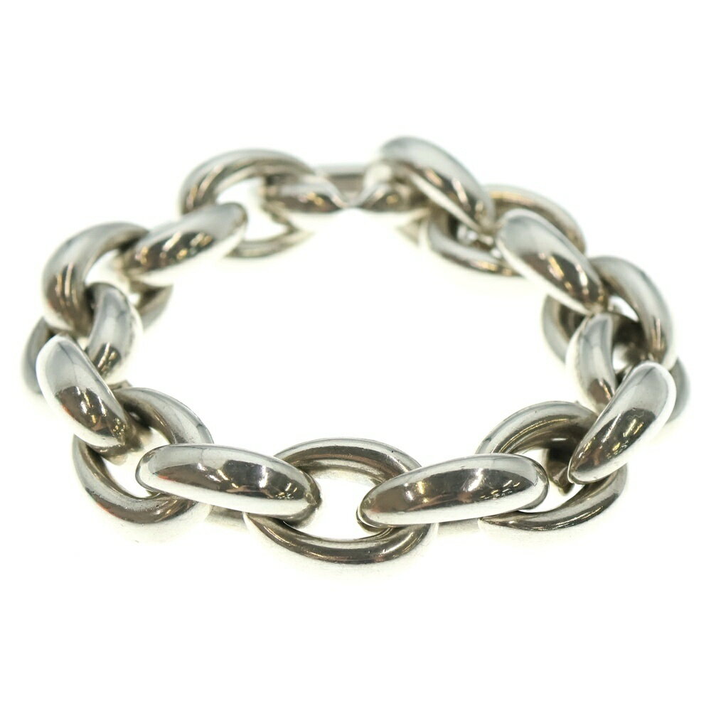 HERMES(エルメス) サイズ:17LINK Acrobat GM アクロバットGM 17コマ チェーン ブレスレット シルバー【中古】【程度B】【カラーシルバー】【取扱店舗AWESOME原宿店】