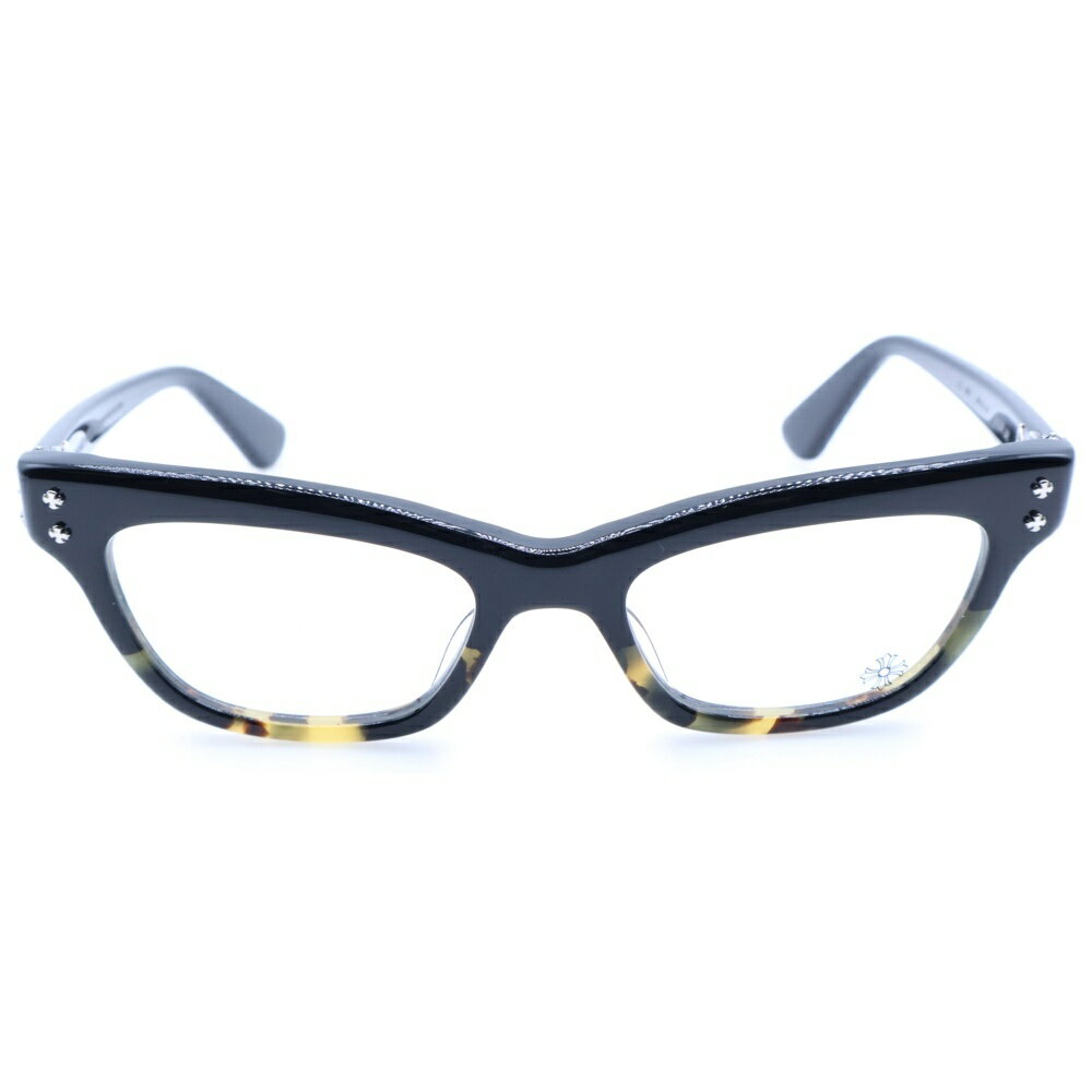 CHROME HEARTS(クロムハーツ) サイズ:49□19ー490 VA JAY JAY ウェリントン アイウェア メガネ ブラック【新古品/中古】【程度S】【カラーシルバー】【取扱店舗BRING THRIFT CLOSET 幕張店】
