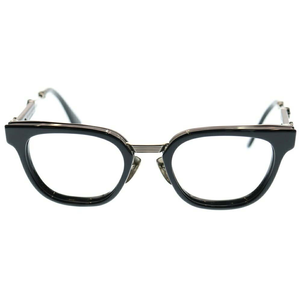CHROME HEARTS(クロムハーツ) サイズ:52□21-152 DUCK BUTTER ダガーテンプルウェリントン アイウェア 眼鏡 ブラック 52□21‐152【中古】【程度B】【カラーブラック】【取扱店舗BRING札幌店】