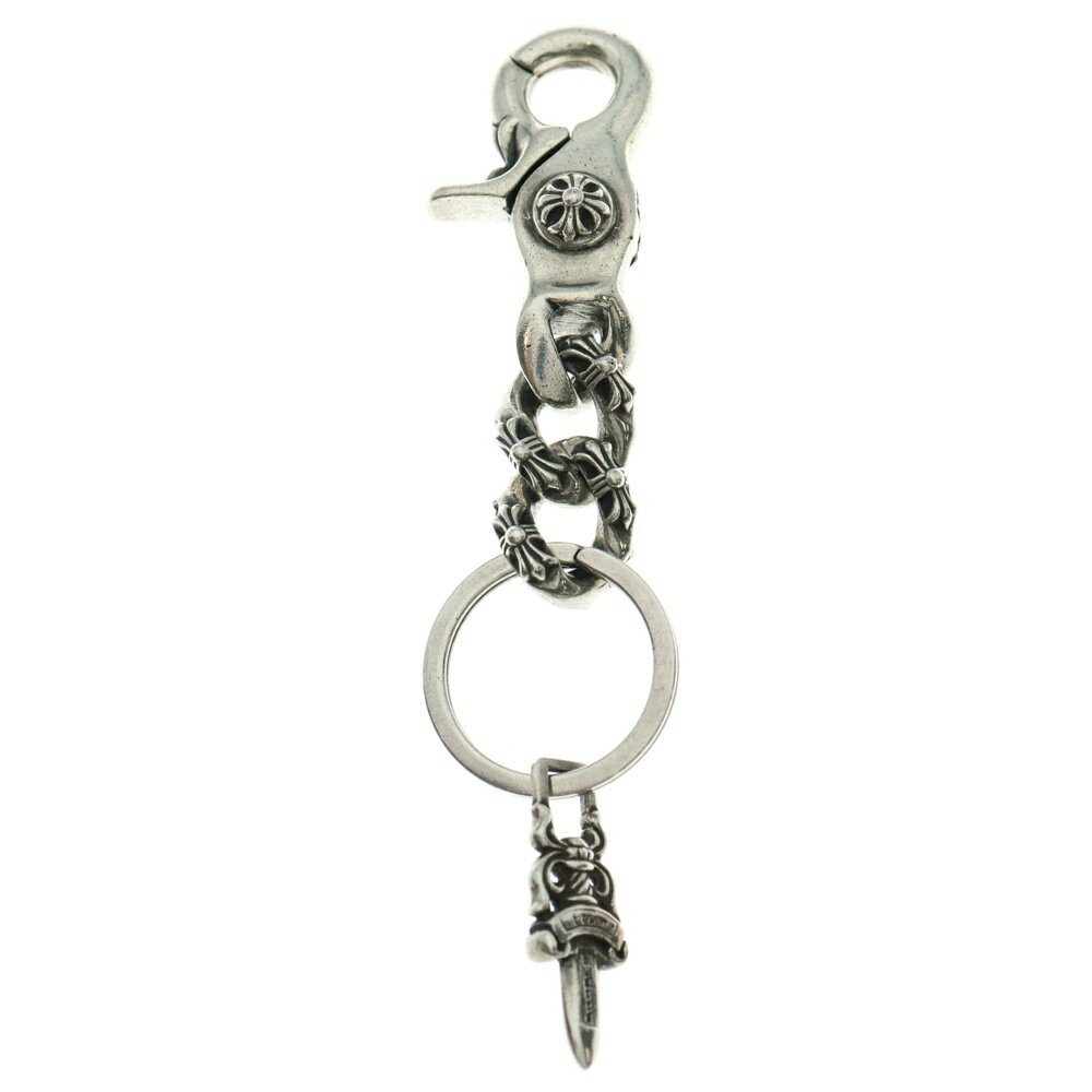 CHROME HEARTS(クロムハーツ) CLP CHN XFANCY-S/ショートエクストラファンシーリンク キーチェーン シルバー BCA073【中古】【程度B】【カラーシルバー】【取扱店舗BRING THRIFT CLOSET 幕張店】