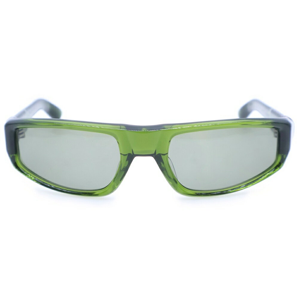 CHROME HEARTS(クロムハーツ) サイズ:58□22-122 T.HUTCH サイドクロスモチーフセルフレームサングラス グリーン 58□22-122【中古】【程度B】【カラーグリーン】【取扱店舗OneStyle新宿店】