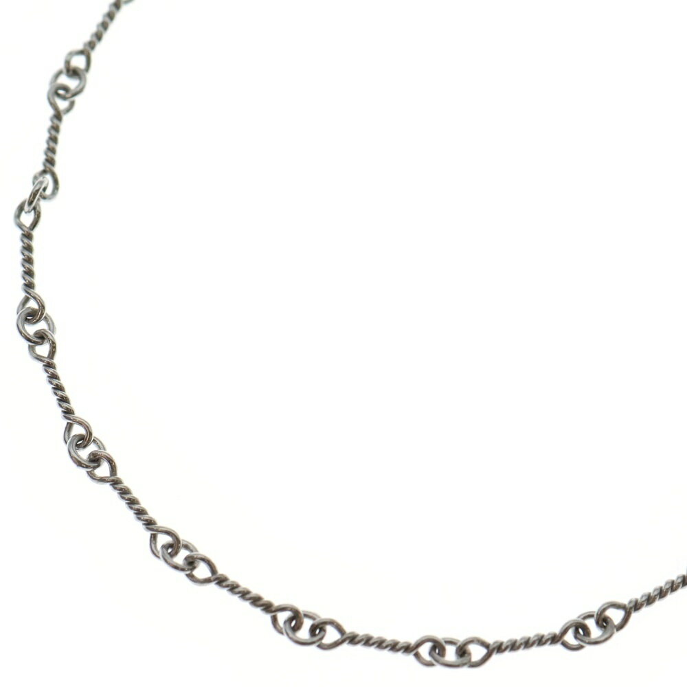 CHROME HEARTS(クロムハーツ) サイズ:16.0inch 18KWG NECKCHAIN T16 ツイストチェーンネックレス 16inch ホワイトゴールド BCA001【中古】【程度B】【カラーゴールド】【取扱店舗BRING札幌店】