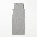 【MACALASTAIR / マカラスター】セットアップワンピース(ライトグレー)(レディース)(セットアップ ワンピース ノースリーブ レディース ニット ウール イギリス)【日本製】【国内正規代理店】