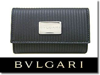 ブルガリ キーケース BVLGARI ミレリゲ 6連キーケース 25559 ブラック【RCPdec18】