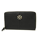 トリーバーチ 長財布(ラウンドファスナー) TORY BURCH 31150 001 財布 アイビー IVY ZIP CONTINENTAL WALLET レディース BLACK ブラック 黒 ロゴ メタル 上品 フェミニン【 トリバーチ トリーバーチ 送料無料】