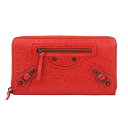 【最大3000円OFFクーポン★1/28(木)14:00まで】バレンシアガ 長財布(ラウンドファスナー) BALENCIAGA 253036 D940T 6524 財布 クラシック CLASSIC CONTINENTAL ZIP AROUND ユニセックス ROUGE CARDINAL(ルージュカーディナル) レッド 赤【 送料無料】