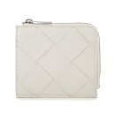 【最大1万円OFFクーポン★5/23(月)まで】ボッテガヴェネタ コインケース マキシイントレチャート 580283 VCQT3 9000 ユニセックス ホワイト 白【送料無料】