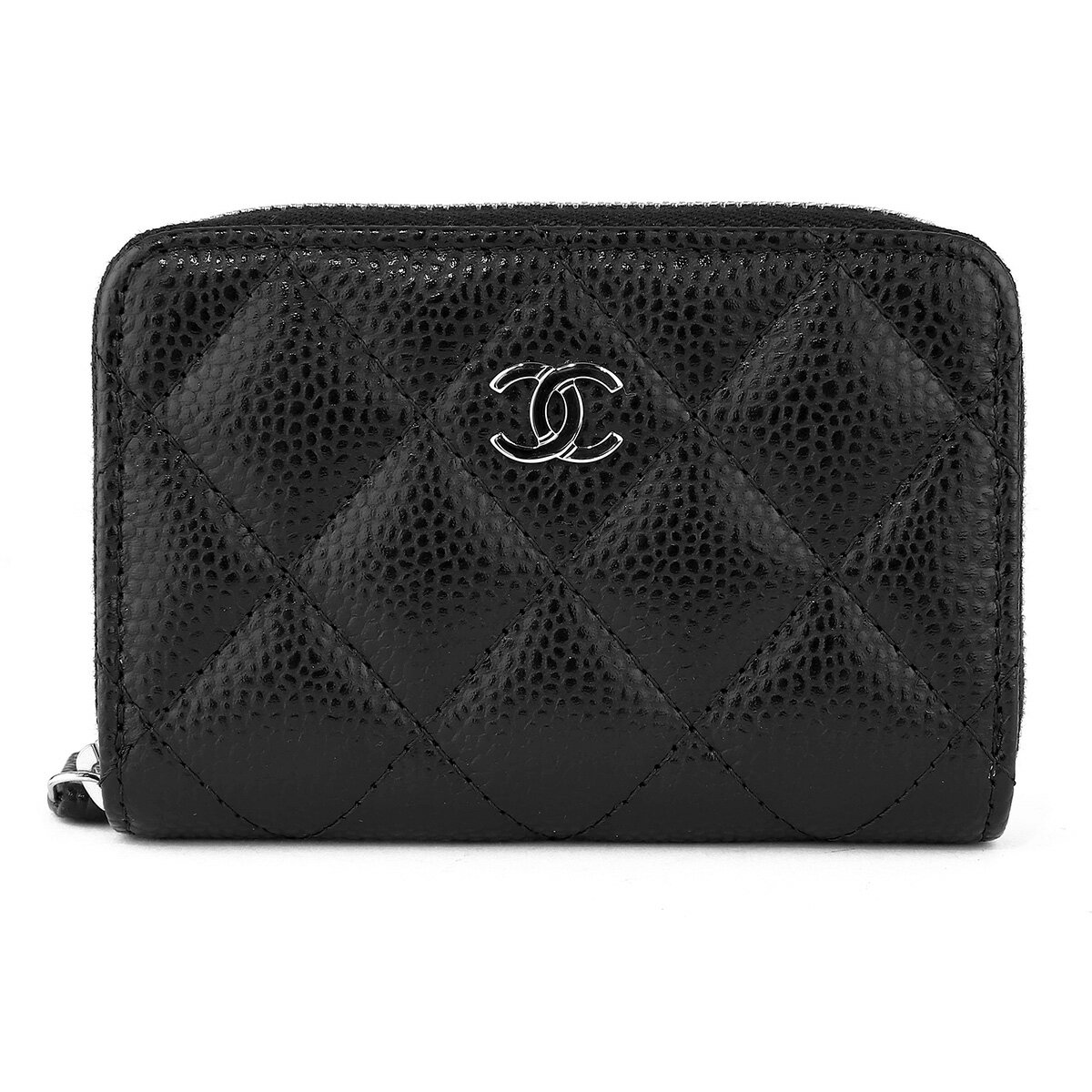 【10,000円OFFクーポン対象★ブラックフライデー】シャネル コインケース CHANEL キャビアスキン CHANEL COIN CASE レディース ブラック 黒