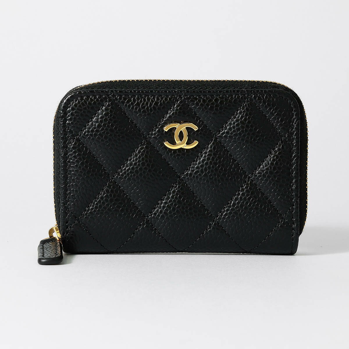 【10,000円OFFクーポン対象★ブラックフライデー】シャネル コインケース CHANEL キャビアスキン CHANEL COIN CASE レディース ブラック 黒
