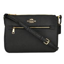 コーチ アウトレット ショルダーバッグ COACH OUTLET 91148 IMBLK バッグ クロスグレイン CROSSGRAIN ギャラリー ファイルバッグ レディース BLACK(ブラック) ブラック 黒/ゴールド【 アウトレット 送料無料】