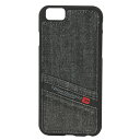 ディーゼル iPhone6/6s スマートフォンケース DIESEL X03578 P0585 T8013 ブランド小物 プラトン PLUTON IPHONE 6/6S POCKET メンズ BLACK JEAN ブラック 黒 デニム アイフォン6/6S専用 スマホケース カジュアル アイフォーンケース【 送料無料】