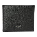 【最大5000円OFFクーポン★1/31(火)まで】ドルチェ&ガッバーナ 2つ折り財布 BP2463 AZ602 80999 ドーフィン メンズ ブラック 黒【送料無料】