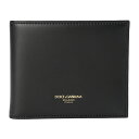 【最大1万円OFFクーポン★5/23(月)まで】ドルチェ&ガッバーナ 2つ折り財布 メディテラネオ BP2463 AZ607 80999 メンズ ブラック 黒【送料無料】