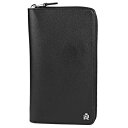 ダンヒル 長財布(ラウンドファスナー) dunhill L2AC13A 財布 カドガン CADOGAN シングルジップオーガナイザー メンズ BLACK ブラック 黒 ADロゴ エンボスレザー シンプル スマート ビジネス【 送料無料】