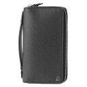 ダンヒル 長財布(ラウンドファスナー) dunhill L2AC45A 財布 カドガン CADOGAN ダブルジップ オーガナイザー メンズ BLACK ブラック 黒 ハンドル付 二層式 ADロゴ ビジネス シンプル スマート【 送料無料】