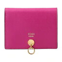【最大5000円OFFクーポン配布中★11/2(月)14:00まで】フェンディ 2つ折り財布 FENDI 8M0387 6GM F15ZE 財布 バイザウェイ BY THE WAY レディース MAGENTA(マゼンタ) ピンク【 送料無料】