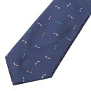 フェンディ ネクタイ FENDI 0VD QB0 ブランド小物 TIE メンズ NAVY ブルー 青 モンスター バッグバグズ エレガント 上品【 送料無料】