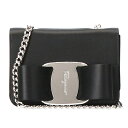 【最大2000円OFFクーポン配布中★3/31(火)14:00まで】フェラガモ ショルダーバッグ FERRAGAMO 21H921 726858 NERO バッグ ヴァラ ボウ VARA BOW レディース NERO(ネロ) ブラック 黒【 送料無料】