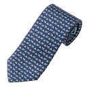 y̓N[|ΏۏiztFK lN^C FERRAGAMO 356905 02 uh PRINTED TIE CARE Y MARINE/CIELO lCr[/Cgu[ JG ^ J T vg GKg iy z