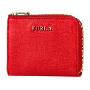 フルラ コインケース FURLA PQ06 B30 830428 財布 バビロン BABYLON COIN CASE レディース ROSSO(ロッソ) レッド 赤 メタルロゴ 型押し L字ファスナー エレガント フェミニン【 送料無料】