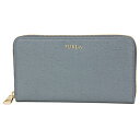 フルラ 長財布(ラウンドファスナー) FURLA PR70 B30 851527 財布 バビロン BABYLON ZIP AROUND WALLET レディース DOLOMIA(ドロミア) ブルーグレー メタルロゴ 型押し エレガント フェミニン【 送料無料】