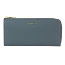 フルラ 長財布 FURLA PS13 VTO 888211 財布 バビロン BABYLON コーナージップ ウォレット レディース AVIO SCURO c(アヴィオスクーロ) ディープブルー 青 メタルロゴ シボ エレガント フェミニン【 送料無料】