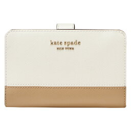 【GWスペシャル★最大10,000円OFFクーポンあり】<strong>ケイトスペード</strong> 2つ折り財布 kate spade スペンサー PWR00279 389 レディース ホワイト