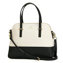 ケイトスペード ハンドバッグ kate spade PXRU4471 067 バッグ シダーストリート CEDAR STREET MAISE レディース BLACK/CEMENT(ブラック/セメント) ブラック 黒/ベージュ クリーム 白 バイカラー クロスボディ 型押し 2WAY シンプル キュート【 ケートスペード 送料無
