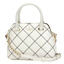 ケイトスペード ショルダーバッグ kate spade PXRU6528 150 バッグ エマーソン プレース EMERSON PLACE SMALL MAISE レディース CEMENT/BLACK(セメント/ブラック) ホワイト 白 キルティング 2WAY フェミニン キュート【 ケートスペード 送料無料】