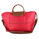ロンシャン ボストンバッグ LONGCHAMP 1911 089 270 バッグ ル・プリアージュ LE PLIAGE TRAVEL BAG レディース GARANCE(ガランス) レッド 赤 2WAY 拡張式 トラベル【 送料無料】