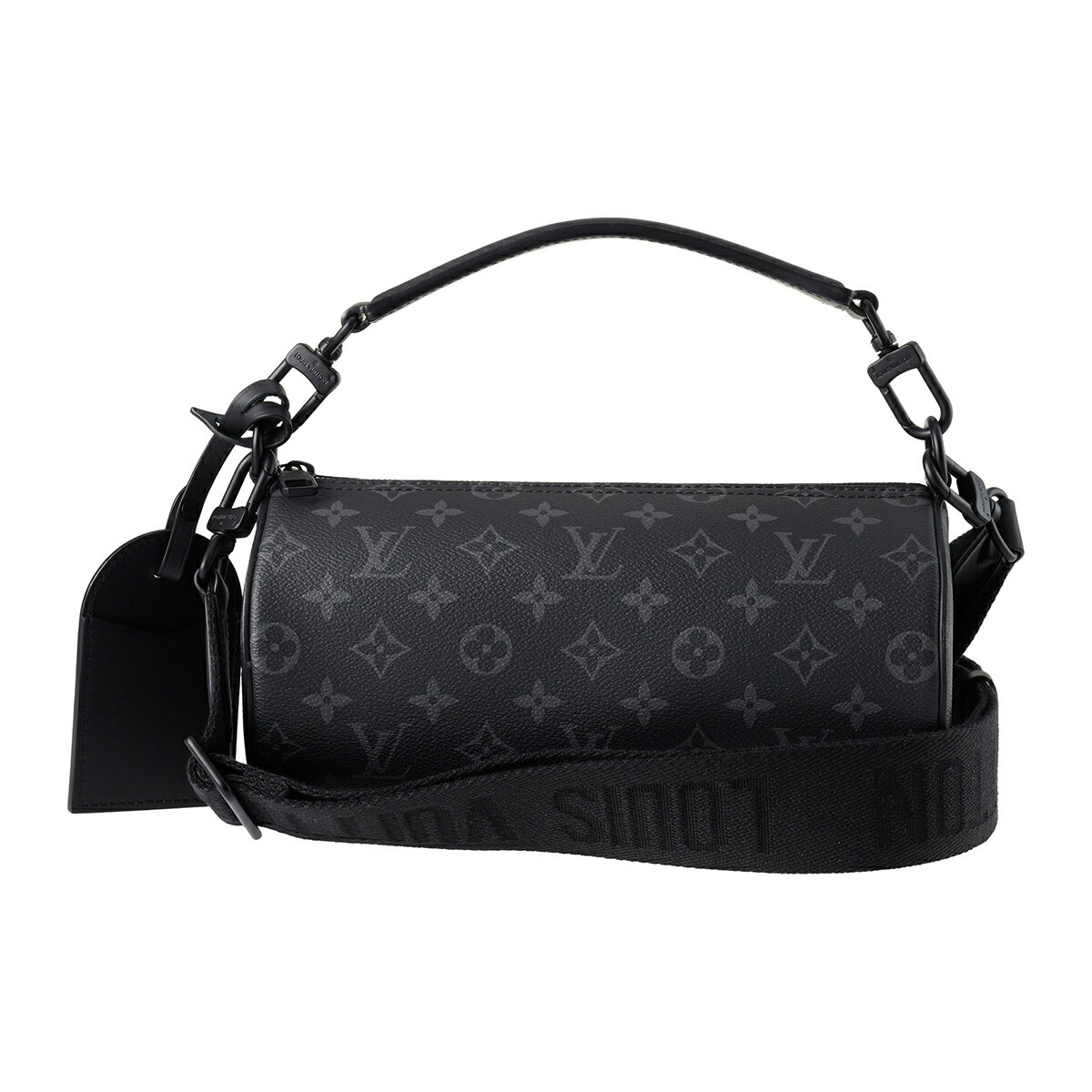 【P5倍11/30〜12/1 23:59まで★さらに最大5,000円OFFクーポン】ルイヴィトン ショルダーバッグ Louis Vuitton モノグラム・エクリプス ソフト・ポロションPM M46796 メンズ ブラック 黒 グレー