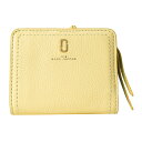 【最大5000円OFFクーポン配布中★11/2(月)14:00まで】マークジェイコブス 2つ折り財布 MARC JACOBS M0015122 742 財布 ザ ソフトショット THE SOFTSHOT ミニ コンパクト ウォレット レディース MERINGUE(メレンゲ) ライトイエロー 黄色【 送料無料】