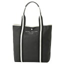 マークジェイコブス トートバッグ MARC JACOBS M0012497 001 バッグ キャンバス CANVAS ショッパー ユニセックス BLACK ブラック 黒 ロゴ メンズ A4収納可 シンプル スタイリッシュ【 送料無料】