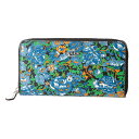 1000円OFFクーポン?25日01:59まで!コーチ アウトレット 長財布(ラウンドファスナー) COACH OUTLET F57966 SVBLM 財布 ローズメドウフローラルプリント ROSE MEADOW FLORAL PRINT アコーディオン ジップ レディース BLUE MULTI ブルーマルチ ロゴ メタル 花柄 プ