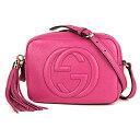 グッチ ショルダーバッグ GUCCI 308364 A7M0G 5523 バッグ ソーホー SOHO ディスコバッグ レディース FUCHSIA(フューシャ) ピンク系 インターロッキングG エンボス タッセル カジュアル エレガント【 送料無料】